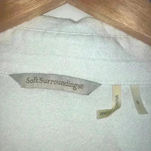 Soft Surroundings White Pullover Blouse - Picture 8 of 16